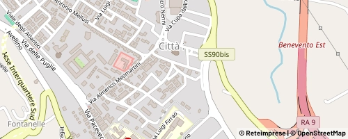 Mappa Benevento