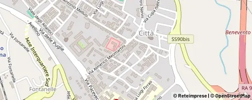 Mappa Benevento