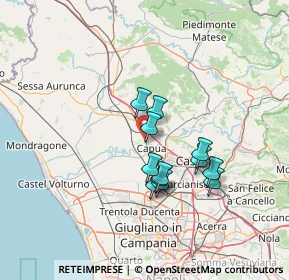 Mappa Via Silvagna, 81043 Capua CE, Italia (11.56833)