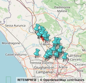 Mappa Via Silvagna, 81043 Capua CE, Italia (10.91)