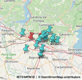 Mappa Via Sebino, 25126 Brescia BS, Italia (8.20438)