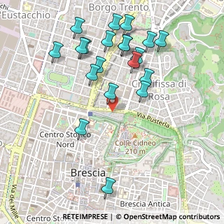 Mappa Via Pusterla, 25128 Brescia BS, Italia (0.5325)