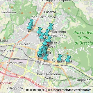Mappa Via Pusterla, 25128 Brescia BS, Italia (1.2375)