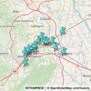 Mappa Contrà Mure San Michele, 36100 Vicenza VI, Italia (5.51188)