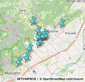 Mappa Via Garibaldi, 25080 Nuvolento BS, Italia (1.18833)
