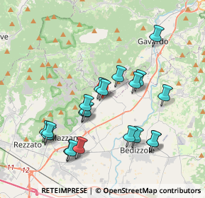 Mappa Via Garibaldi, 25080 Nuvolento BS, Italia (3.7695)