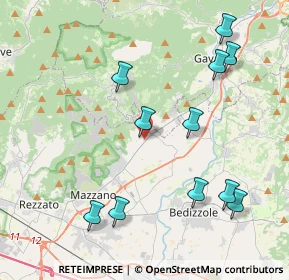Mappa Via Garibaldi, 25080 Nuvolento BS, Italia (4.51091)