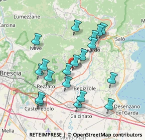 Mappa Via Garibaldi, 25080 Nuvolento BS, Italia (7.15211)