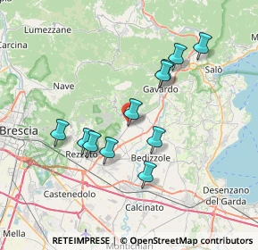 Mappa Via Garibaldi, 25080 Nuvolento BS, Italia (6.53545)