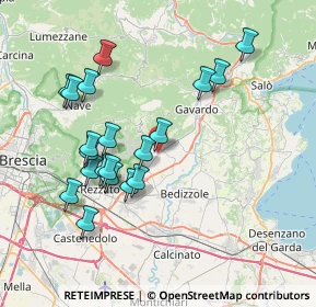 Mappa Via Garibaldi, 25080 Nuvolento BS, Italia (7.3905)
