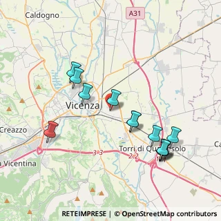 Mappa Via Giovanni Volpato, 36100 Vicenza VI, Italia (3.95538)