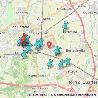 Mappa Via Giovanni Volpato, 36100 Vicenza VI, Italia (1.905)