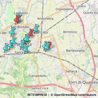 Mappa Via Giovanni Volpato, 36100 Vicenza VI, Italia (2.49571)