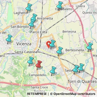 Mappa Via Giovanni Volpato, 36100 Vicenza VI, Italia (2.62923)