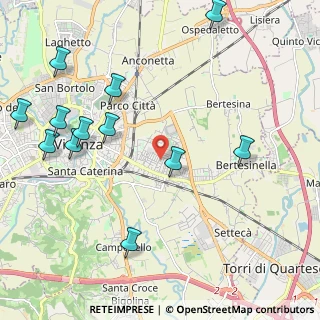 Mappa Via Giovanni Volpato, 36100 Vicenza VI, Italia (2.575)