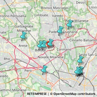 Mappa Via Ciro Menotti, 20021 Bollate MI, Italia (4.5775)