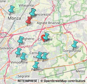 Mappa Via Risorgimento, 20061 Carugate MI, Italia (4.555)