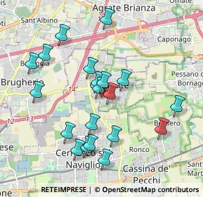 Mappa Via Risorgimento, 20061 Carugate MI, Italia (1.861)