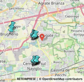 Mappa Via Risorgimento, 20061 Carugate MI, Italia (1.866)