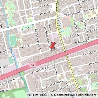 Mappa Via Vincenzo Bellini, 13, 20095 Cusano Milanino, Milano (Lombardia)