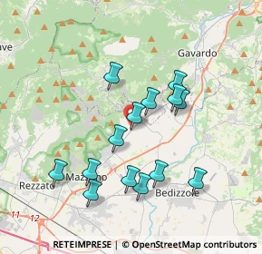 Mappa Via Alcide De Gasperi, 25080 Nuvolento BS, Italia (3.38357)