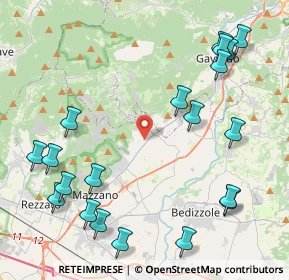 Mappa Via Alcide De Gasperi, 25080 Nuvolento BS, Italia (5.326)