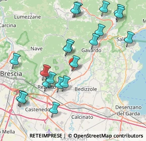Mappa Via Alcide De Gasperi, 25080 Nuvolento BS, Italia (8.9935)