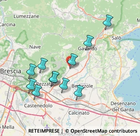 Mappa Via Alcide De Gasperi, 25080 Nuvolento BS, Italia (7.21182)