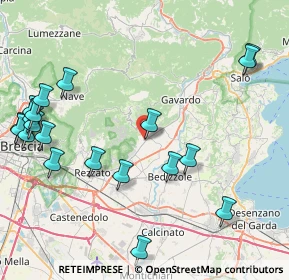Mappa Via Alcide De Gasperi, 25080 Nuvolento BS, Italia (10.529)