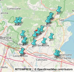 Mappa Via Alcide De Gasperi, 25080 Nuvolento BS, Italia (7.2895)