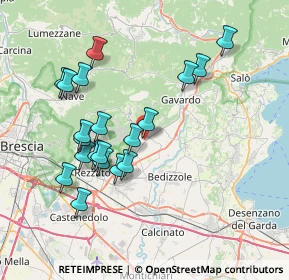 Mappa Via Alcide De Gasperi, 25080 Nuvolento BS, Italia (7.344)