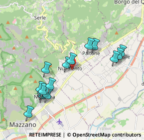 Mappa Via Alcide De Gasperi, 25080 Nuvolento BS, Italia (1.94467)