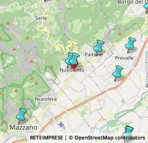 Mappa Via Alcide De Gasperi, 25080 Nuvolento BS, Italia (3.06)