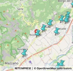 Mappa Via Alcide De Gasperi, 25080 Nuvolento BS, Italia (2.88385)