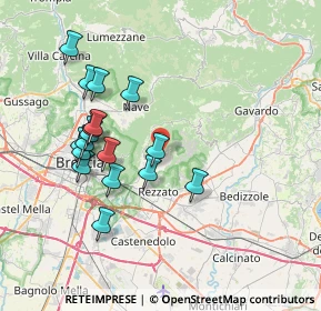 Mappa Via Giuseppe Verdi, 25082 Botticino BS, Italia (7.19647)