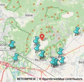 Mappa Via Giuseppe Verdi, 25082 Botticino BS, Italia (4.71154)