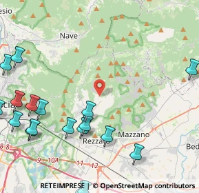 Mappa Via Giuseppe Verdi, 25082 Botticino BS, Italia (6.3275)
