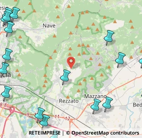 Mappa Via Giuseppe Verdi, 25082 Botticino BS, Italia (7.2685)