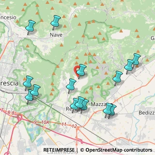 Mappa Via Giuseppe Verdi, 25082 Botticino BS, Italia (4.82067)