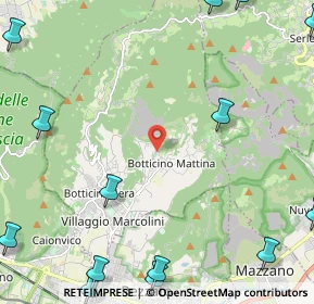 Mappa Via Giuseppe Verdi, 25082 Botticino BS, Italia (3.625)