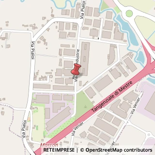 Mappa Via delle Industrie, 76, 30020 Marcon, Venezia (Veneto)
