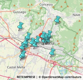 Mappa Via Alessandro Luzzago, 25126 Brescia BS, Italia (2.78765)