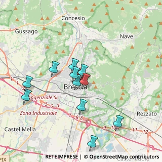 Mappa Via Antonio Molinari, 25128 Brescia BS, Italia (3.43)