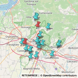 Mappa Via Antonio Molinari, 25128 Brescia BS, Italia (6.76526)