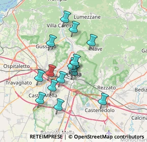 Mappa Via Antonio Molinari, 25128 Brescia BS, Italia (5.98267)