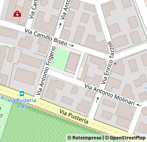 Mappa Via Antonio Molinari, 25128 Brescia BS, Italia (0.08846)