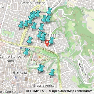 Mappa Via Antonio Molinari, 25128 Brescia BS, Italia (0.5125)