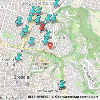 Mappa Via Antonio Molinari, 25128 Brescia BS, Italia (0.6395)