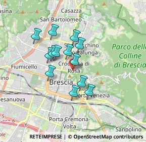 Mappa Via Camillo Biseo, 25128 Brescia BS, Italia (1.32846)