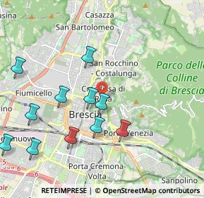 Mappa Via Antonio Molinari, 25128 Brescia BS, Italia (2.20273)